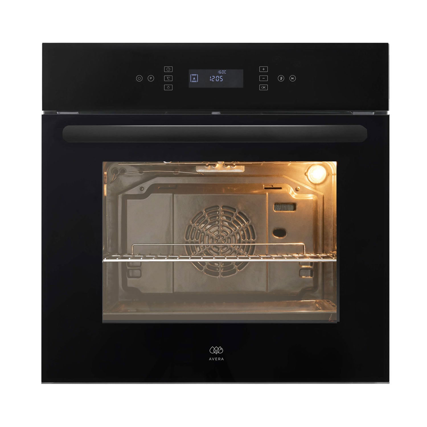 01_1_0c30b8b5-e233-45f7-b894-b02907cd2681.jpg Horno empotrable eléctrico 67 L control táctil con calentamiento rápido y 11 funciones 3220 W 220 V HEL03P Avera - Imagen 1