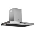 Campana de cocina de pared tipo T 90 cm, 780 m3/h de extracción control táctil y de gestos con temporizador, potencia motor 230 W acero inoxidable CEV90G Avera