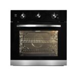 Horno empotrable a gas natural 58 L con doble zona de quemadores HE02NAT Avera