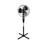 Ventilador de pedestal 16 pulgadas, 3 velocidades, oscilación 90° y altura ajustable EUVEN01 Eurogar