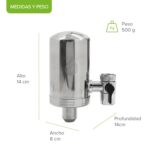 Filtro purificador de agua para grifo AquaEOZ EOZ01 Avera - Imagen 4