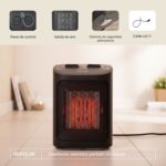 Calefactor eléctrico portátil, cobertura 15m2 EUCAL02 Eurogar - Imagen 5