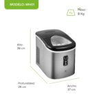 Máquina de Hielo Portátil 12kg - Hielo Bala en Minutos MH01 Avera - Imagen 4