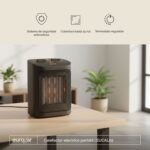 Calefactor eléctrico portátil, cobertura 15m2 EUCAL02 Eurogar - Imagen 3