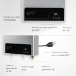 Calentador de agua instantáneo modulante gas LP 2 Servicios, 10 Litros/Minuto CM10 Avera - Imagen 3