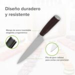 Juego de cuchillos de acero inoxidable con base de madera - 7 piezas CU7 Avera - Imagen 5