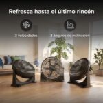 Ventilador de piso 23 pulgadas con 5 aspas, 3 velocidades, 3 ángulos de inclinación VENPI01 Avera - Imagen 5