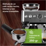 Cafetera espresso barista 2.8L con vaporizador y molino - 19 bares de presión CAF06 Avera - Imagen 8