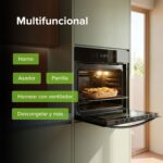 Horno empotrable eléctrico 67 L control táctil con calentamiento rápido y 11 funciones 3220 W 220 V HEL03P Avera - Imagen 5