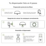 Filtro dispensador de agua 10 L - 5 etapas de filtración PA10L Avera - Imagen 7
