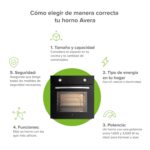 Horno empotrable a gas natural 58 L con quemador inferior HE00NAT Avera - Imagen 9