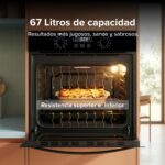 Horno empotrable eléctrico 67 L con temporizador digital y 9 funciones 3220 W 220 V HEL02D Avera - Imagen 6