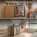 Frigobar 127 L 4.5 pies con puerta reversible y llave - negro FB03 Avera - Imagen 7