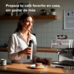 Cafetera espresso barista 2.8L con vaporizador y molino - 19 bares de presión CAF06 Avera - Imagen 9