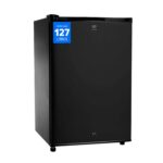 Frigobar 127 L 4.5 pies con puerta reversible y llave - negro FB03 Avera
