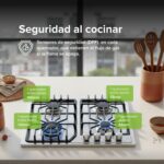 Parrilla de gas 4 quemadores 59 cm en acero inoxidable AI4B Avera - Imagen 5