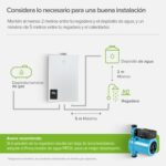 Calentador de agua instantáneo modulante gas natural 2.5 Servicios, 14 Litros/Minuto CM14NAT Avera - Imagen 9