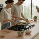 Tricombo Parrilla de gas 6 quemadores vidrio templado 90 cm + Campana de pared extraible táctil 90 cm + Horno eléctrico 67 L VT6CED90THEL127 Avera - Imagen 10