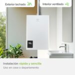 Calentador de agua instantáneo modulante gas natural 4 Servicios, 24 Litros/Minuto CM24NAT Avera - Imagen 5