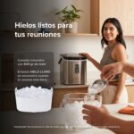Máquina de Hielo Portátil 12kg - Hielo Bala en Minutos MH01 Avera - Imagen 8