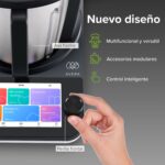 Robot de cocina Avera Chef 4.7 L con pantalla táctil 1,850 recetas, báscula integrada + control WiFi RC01 - Imagen 2