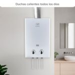 Calentador de agua instantáneo gas natural 1 Servicio, 6 Litros/Minuto C6LNAT Avera - Imagen 6