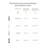 Cava de vinos 8 botellas horizontal enfriamiento termoeléctrico 25 L EV8B Avera - Imagen 6