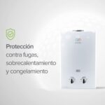 Calentador de agua instantáneo gas natural 1 Servicio, 6 Litros/Minuto C6LNAT Avera - Imagen 7