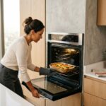 Horno empotrable a gas natural 58 L control táctil con convección, freidora de aire, limpieza a vapor - 14 funciones HE03DNAT Avera - Imagen 10