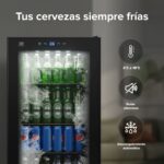 Refrigerador enfriador de bebidas 115 latas 85 L 3.0 pies cúbicos EBC115 Avera - Imagen 5