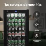 Refrigerador enfriador de bebidas 75 latas 63 L 2.2 pies cúbicos EBC75 Avera - Imagen 5
