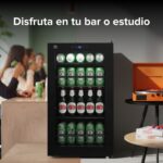 Refrigerador enfriador de bebidas 75 latas 63 L 2.2 pies cúbicos EBC75 Avera - Imagen 6