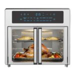 Horno eléctrico y freidora de aire de puertas francesas XL 25L con 18 funciones preestablecidas 1700 W HPF01 Avera