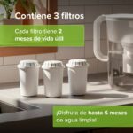 Filtros de repuesto para jarra filtradora de agua 3.5 L FRJPA01 Avera - Imagen 5