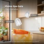 Máquina de Hielo Portátil 12kg - Hielo Bala en Minutos MH01 Avera - Imagen 6