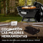 Kit de utensilios para asador de acero inoxidable - 28 piezas ADA28 Avera - Imagen 6