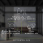 Batidora de pedestal 6 L con 6 velocidades 660 W + 3 accesorios BAM02 Avera - Imagen 2
