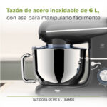 Batidora de pedestal 6 L con 6 velocidades 660 W + 3 accesorios BAM02 Avera - Imagen 6