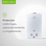 Calentador de agua instantáneo para gas natural 3.5 Servicios, 16 Litros/Minuto C16LNAT Avera - Imagen 7