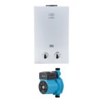 Combo Calentador instantáneo gas NATURAL 6 L, 1 Servicio + Presurizador 26 L C6LNATPR26L Avera