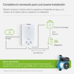 Calentador de agua instantáneo gas natural 1.5 Servicios, 8 Litros/Minuto C8LNAT Avera - Imagen 10