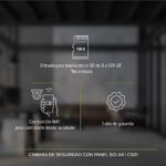 Cámara de seguridad con visión nocturna y panel solar + WiFi CS01 Avera - Imagen 3