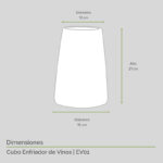 Cubo enfriador de vinos EV01 Avera - Imagen 3