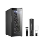 Combo Cava 12 botellas + Sacacorcho eléctrico EV12DC01 Avera