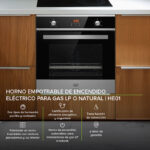 Tricombo Parrilla de gas 5 quemadores acero inoxidable 76 cm + Campana de pared extraible 80 cm + Horno gas LP 58 L AI5CED80HE01LP Avera - Imagen 19