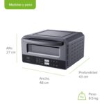 Horno para pizza eléctrico para interiores 12" hasta 400°C HPE01 Avera - Imagen 4