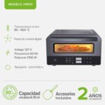 Horno para pizza eléctrico para interiores 12" hasta 400°C HPE01 Avera - Imagen 2
