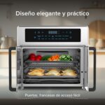 Horno eléctrico y freidora de aire de puertas francesas XL 25L con 18 funciones preestablecidas 1700 W HPF01 Avera - Imagen 7