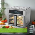 Horno eléctrico y freidora de aire de puertas francesas XL 25L con 18 funciones preestablecidas 1700 W HPF01 Avera - Imagen 10