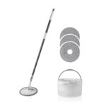 Trapeador mop de microfibra - Cubeta separa agua limpia y sucia LM01 Avera